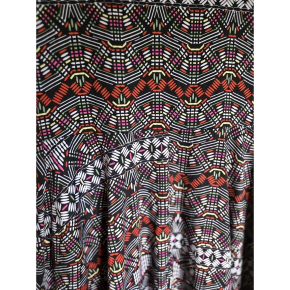 Bobbie Brooks Ladies Dress Juniors Size Large L Soft Comfy Aztec Geometrical Red - Picture 4 of 9